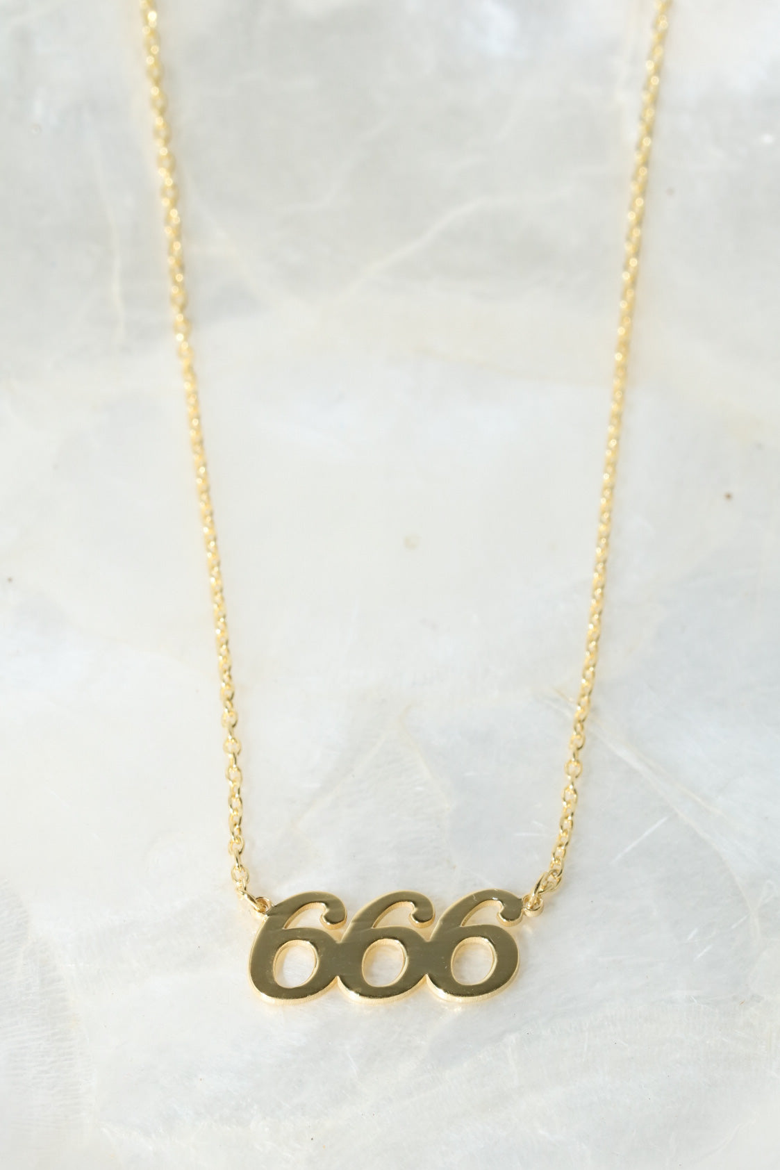 666 Angel Number 925 Necklace