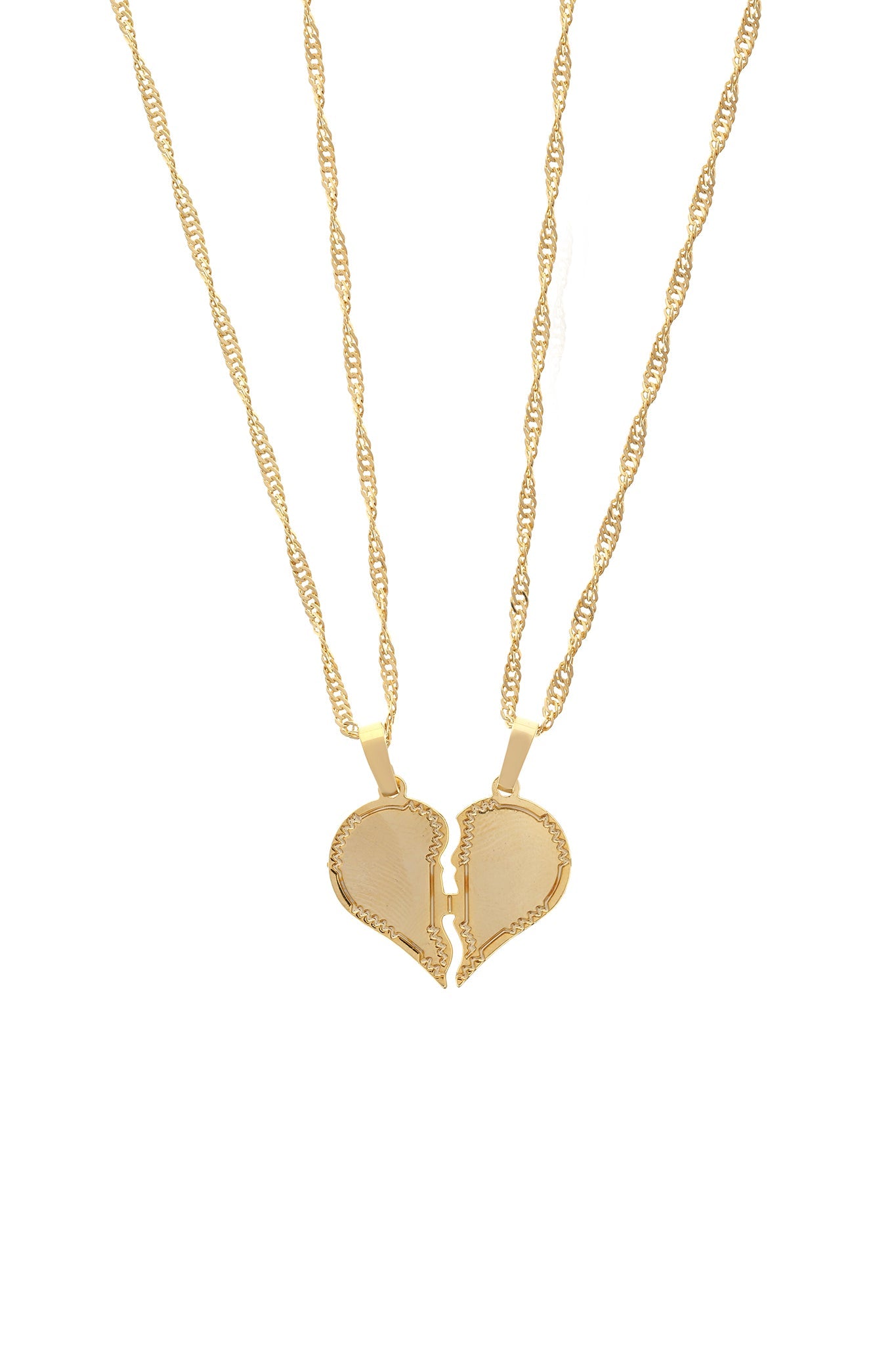 BFF Gold Filled Necklace Set