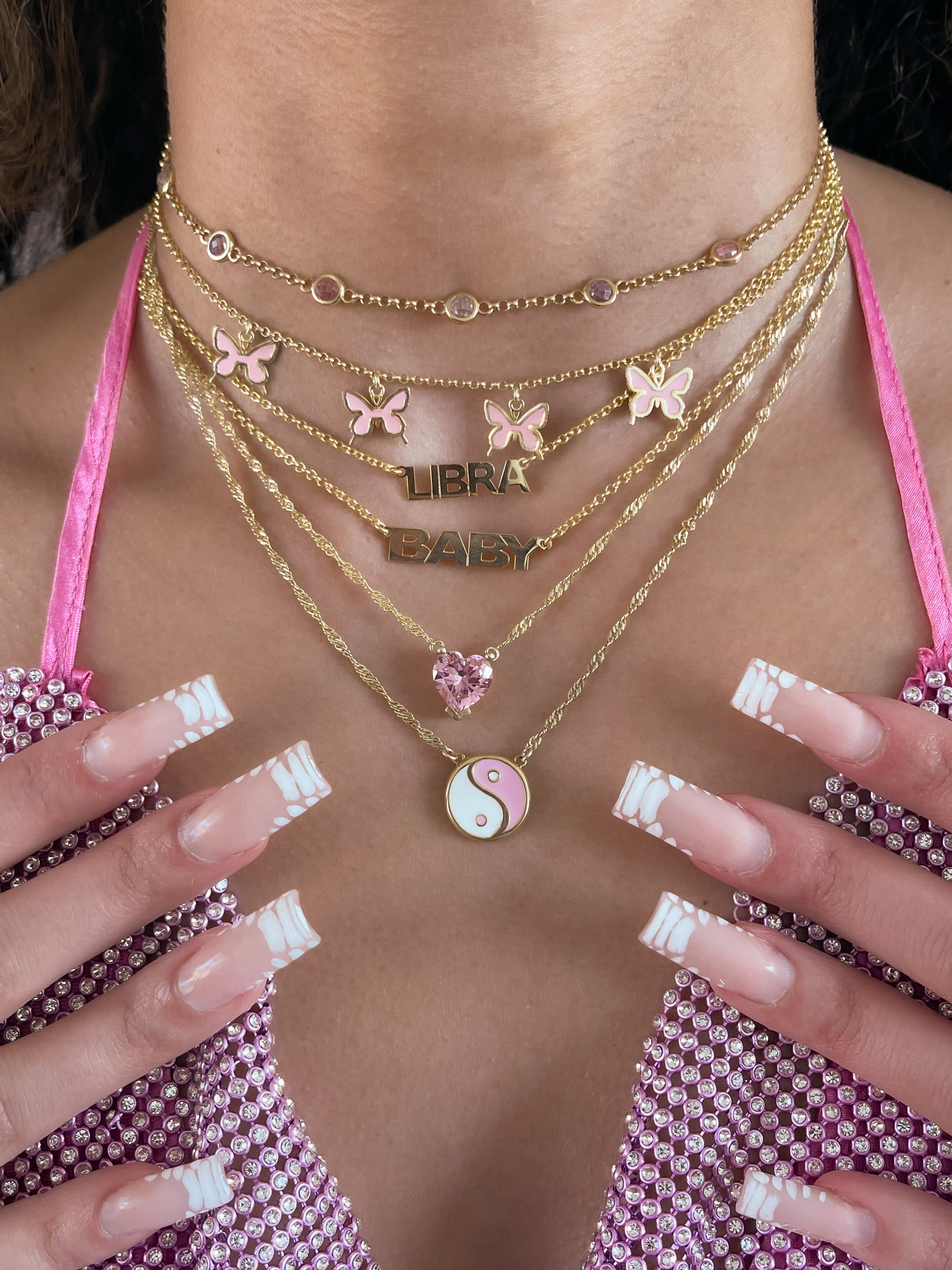 Zodiac Nameplate 925 Necklace