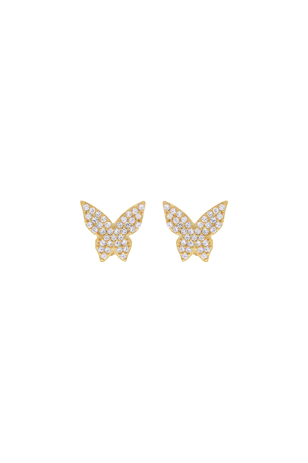 Mini Pavé Butterfly 925 Studs