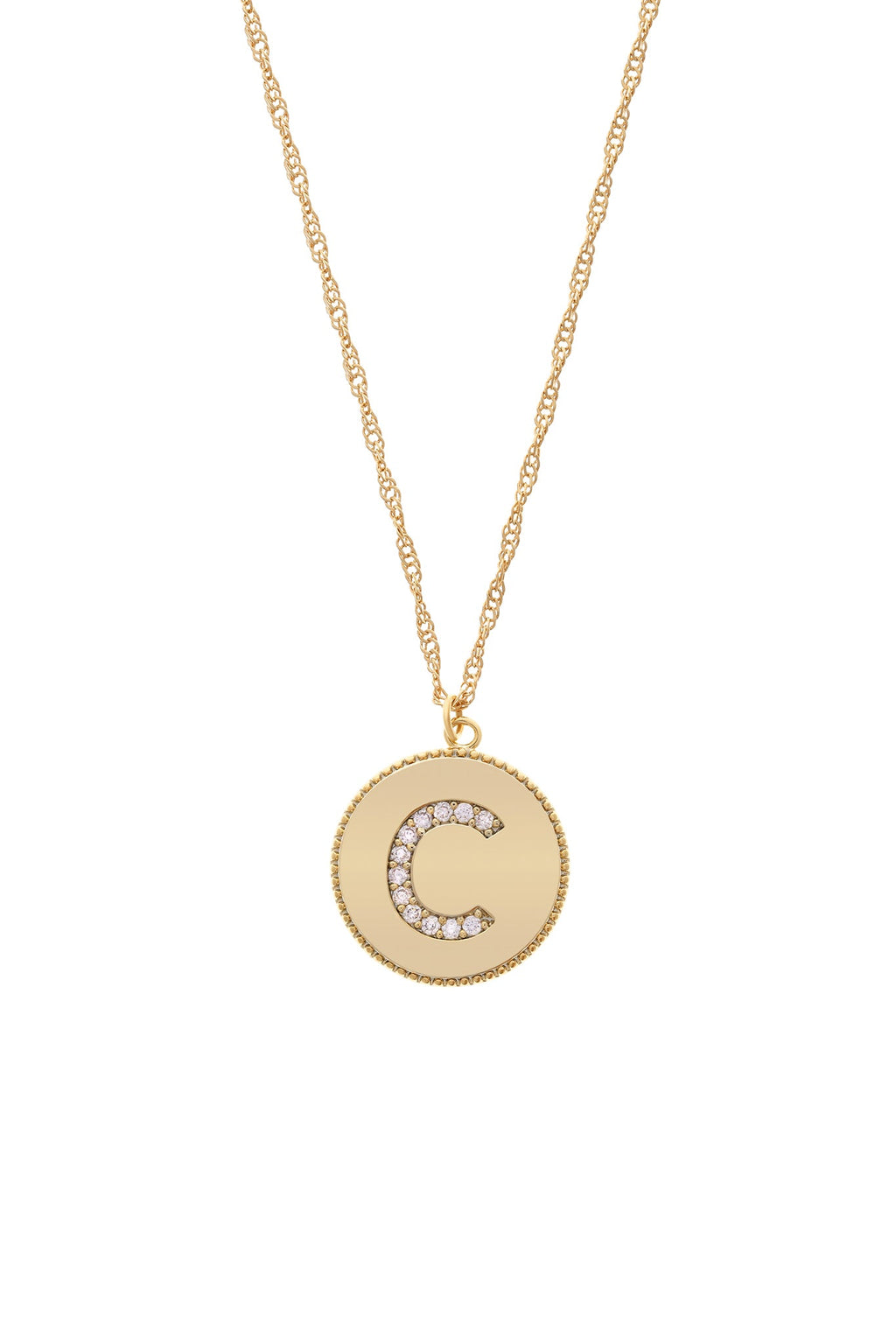 Party Favor Custom Initial Necklace