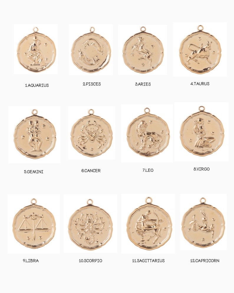 Zodiac Medallion Necklace
